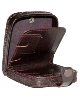 *Leather Tray Purse Wallet with Coin Slots